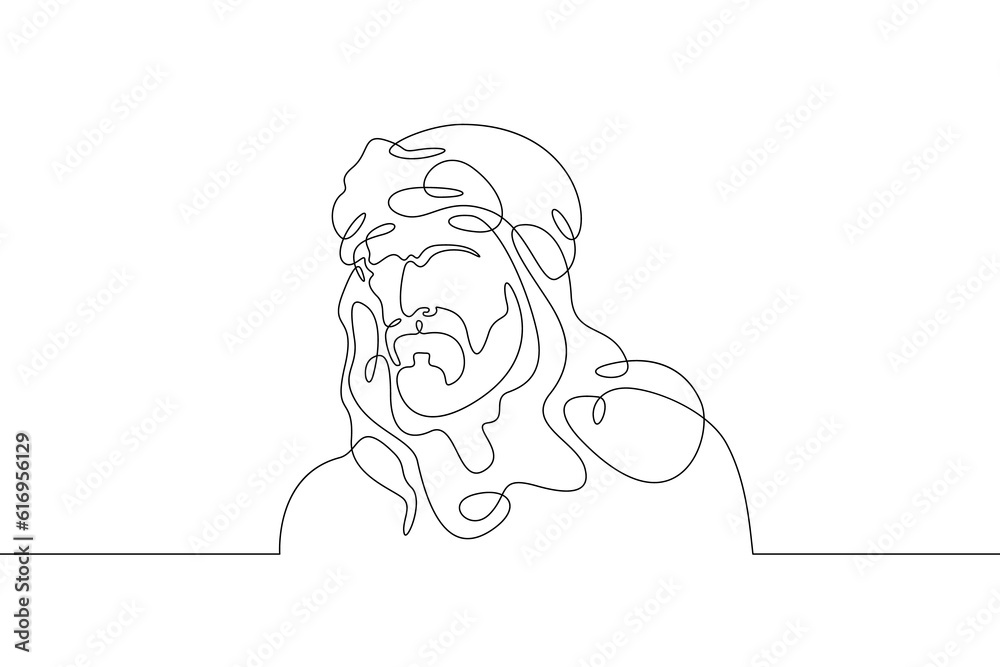Portrait Of An Arab Man Eastern Man Arab National Clothes Shemagh