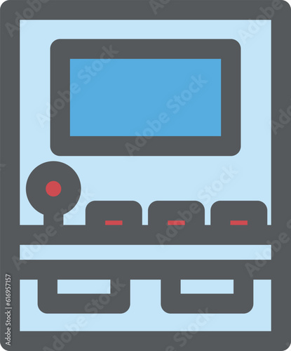 ミニミニカラーアイコン　ゲーム筐体