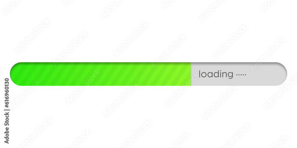 Loading Bar On Transparent Background Png File Stock Illustration 