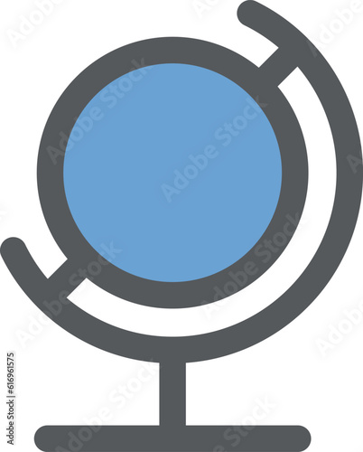 ミニミニカラーアイコン　地球儀