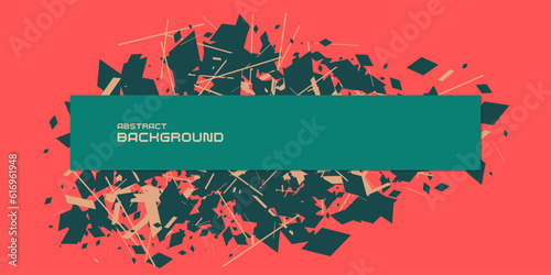 Abstract background with simple elements. An image of geometric elements and shapes. Vector illustration.