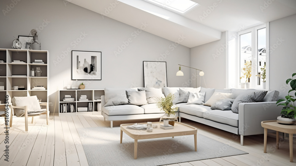 Scandinavian Indoor Design: Inspiring Real-Estate Rooms, Nature-Inspired new modern loft apartment. 3d rendering
Generative AI Scandinavian Indoor Design: Inspiring Real-Estate Rooms, Nature-Inspired new modern loft apartment. 3d rendering
Generative AI