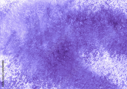 Fototapeta Naklejka Na Ścianę i Meble -  水彩の滲みが綺麗な、飛び散る紫のグラデーション