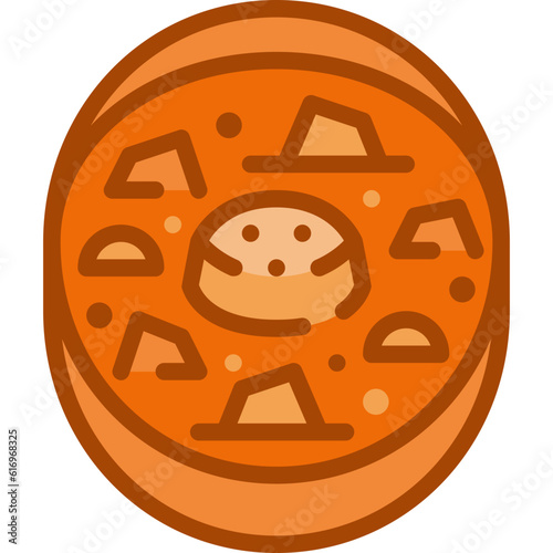 borscht two tone icon