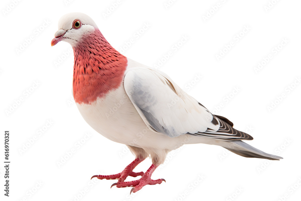 Obraz premium Dove isolated on white background OC rendered isolated PNG