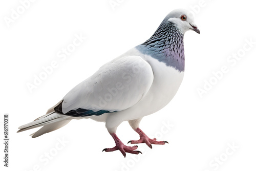 Dove isolated on white background OC rendered isolated PNG © JetHuynh