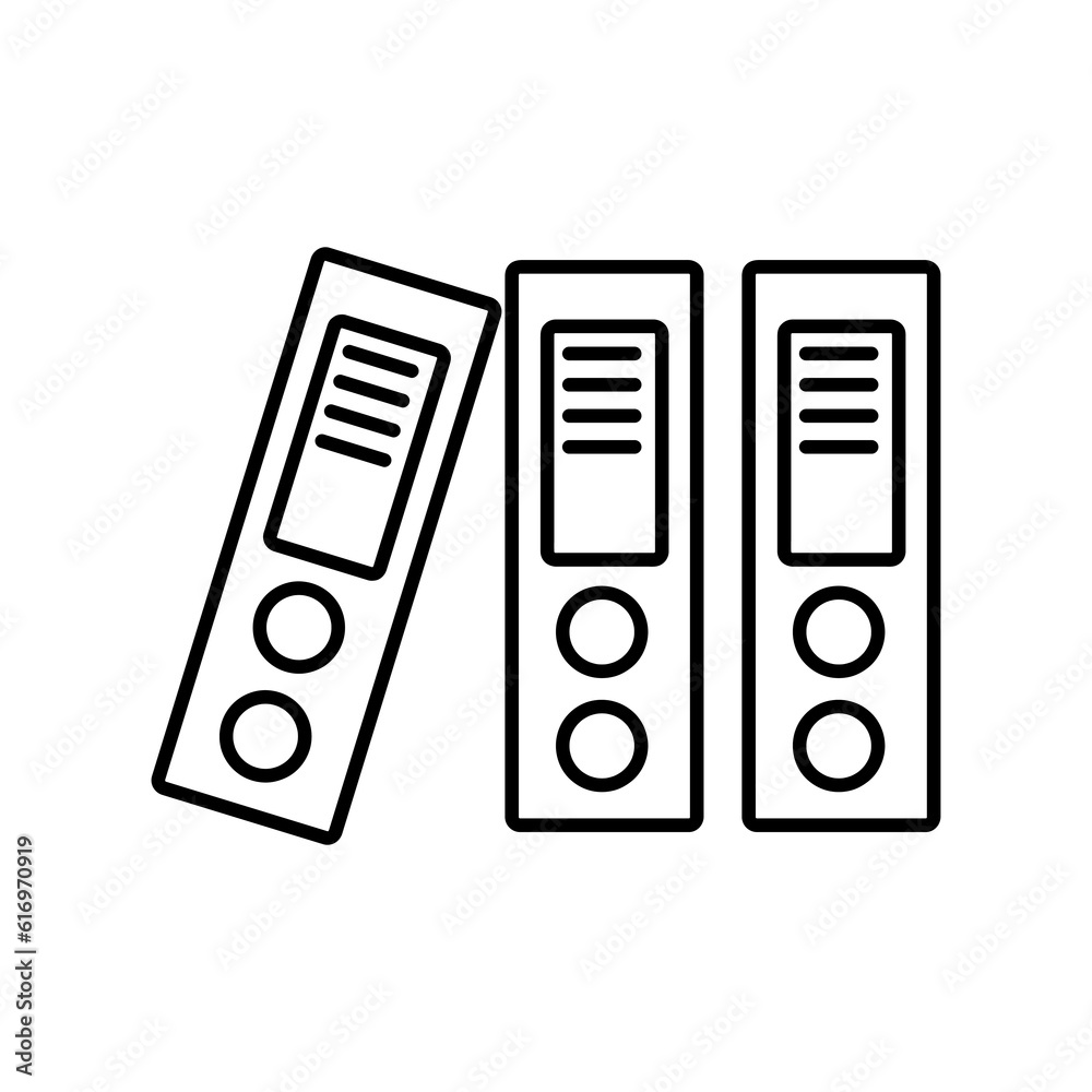 Binder icon design template glyph, Binder icon notebook Element. Binder icon Notebook illustration on white background..eps Binder icon design template glyph, Binder icon notebook Element. Binder icon Notebook illustration on white background..eps