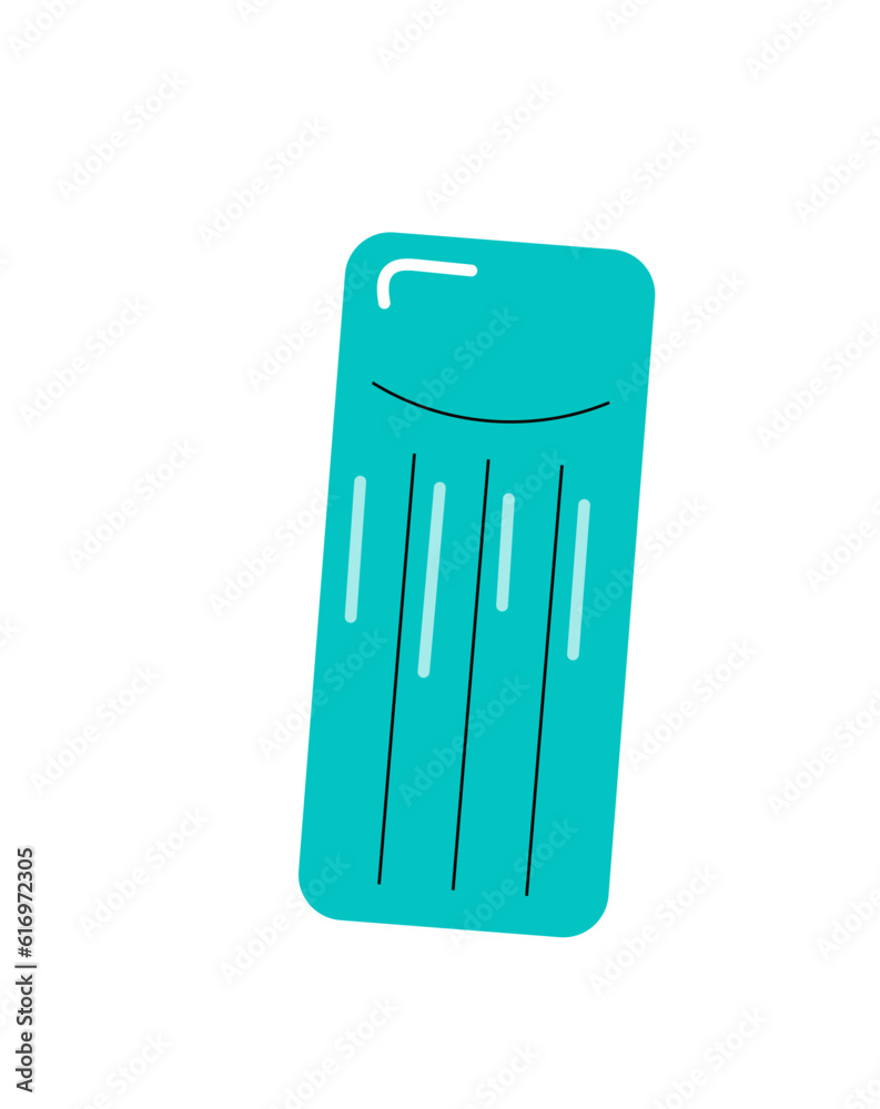 Lilo, swimming lined inflatable mattress icon Lilo, swimming lined inflatable mattress icon