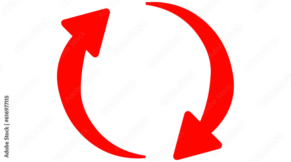 3d render of arrow sign on transparent background
