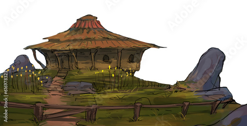 Wallpaper Mural PNG cartoon old farmer village city house on landscape hand drawn art illustation

 Torontodigital.ca