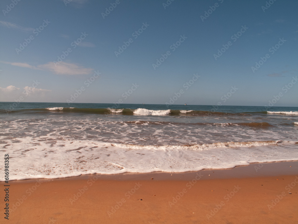 Playa de Punta Umbría, Huelva, Andalucía, España.