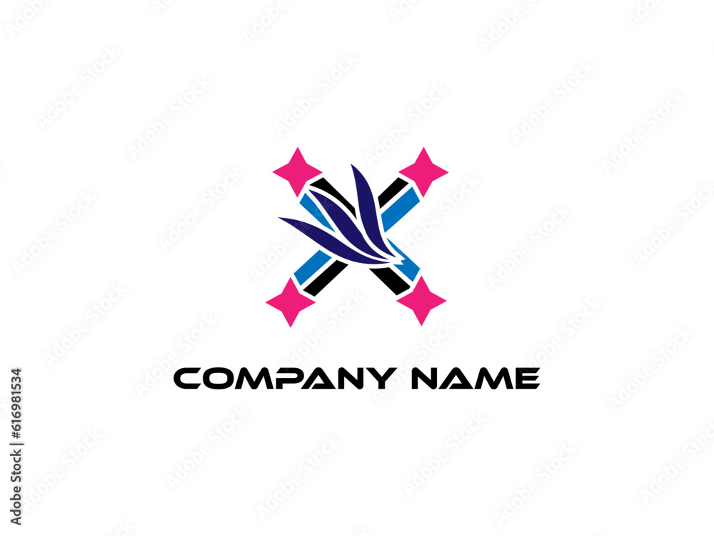 X letter Modern abstract Creative digital animal logo. vector illustration logo. modern style Awesome logo in shape a template Mode flat. X letter Modern abstract Creative digital animal logo. vector illustration logo. modern style Awesome logo in shape a template Mode flat.