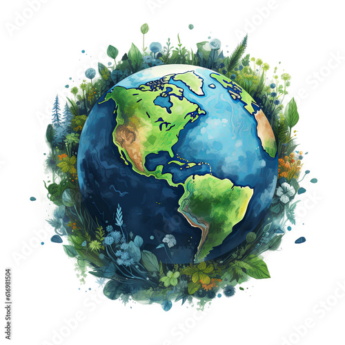 Green Planet Earth Illustration