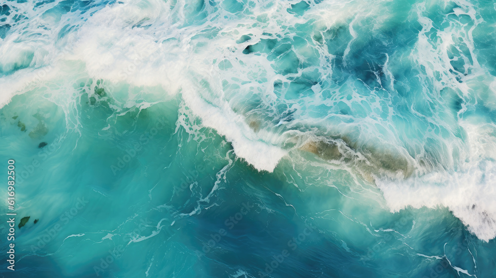 An Artistic Display of Top-Down Drone Imagery Over Water An Artistic Display of Top-Down Drone Imagery Over Water