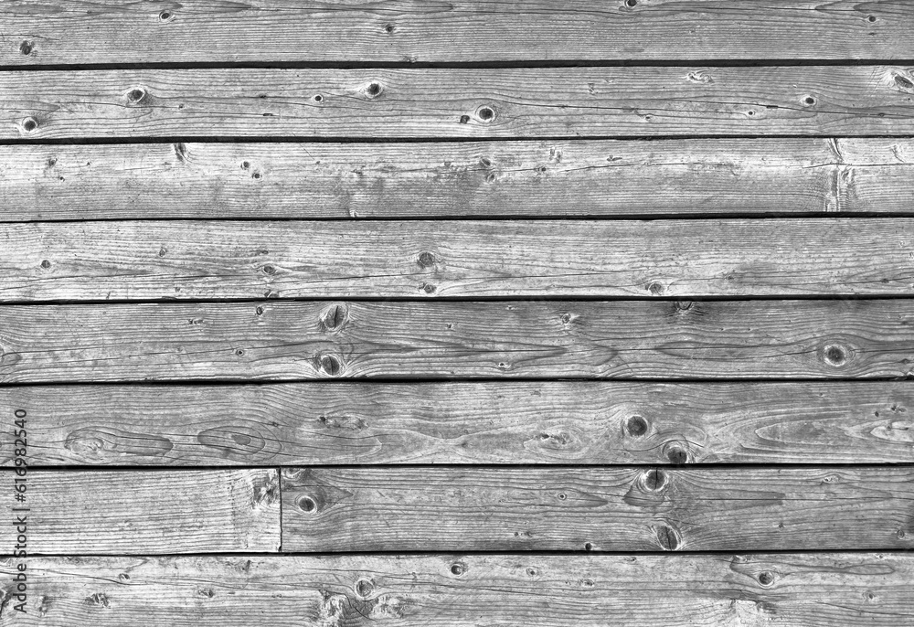 Fototapeta premium Texture of thin wooden boards. horizontal lines.