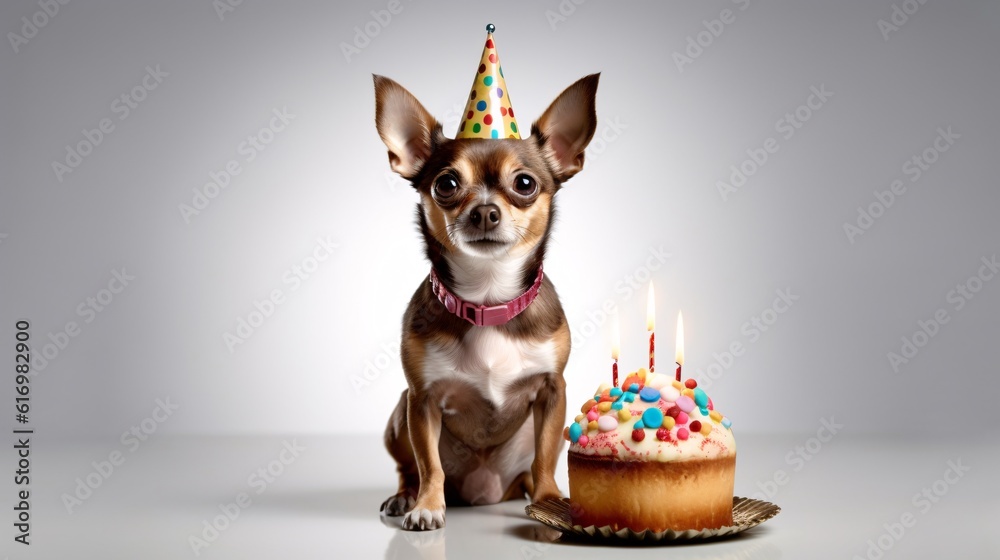 Generative AI. Dog's birthday