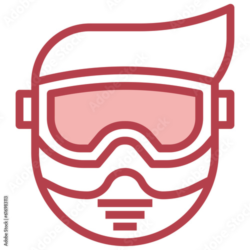 mask line icon,linear,outline,graphic,illustration