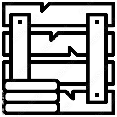 yard line icon,linear,outline,graphic,illustration