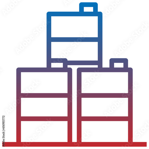 barrels line icon,linear,outline,graphic,illustration
