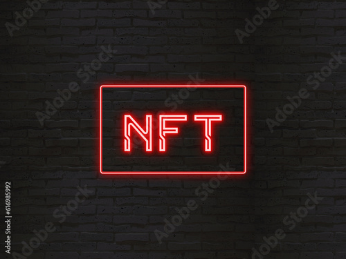 NFTのネオン文字