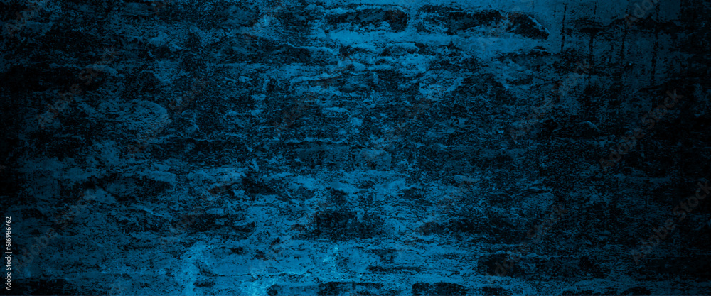 Background and texture of dark blue brick wall, brick wall for design ...