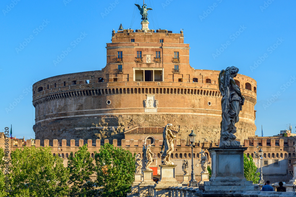 Castle of the Holy Angel (Castel Sant'Angelo) in Rome, Italy Castle of the Holy Angel (Castel Sant'Angelo) in Rome, Italy