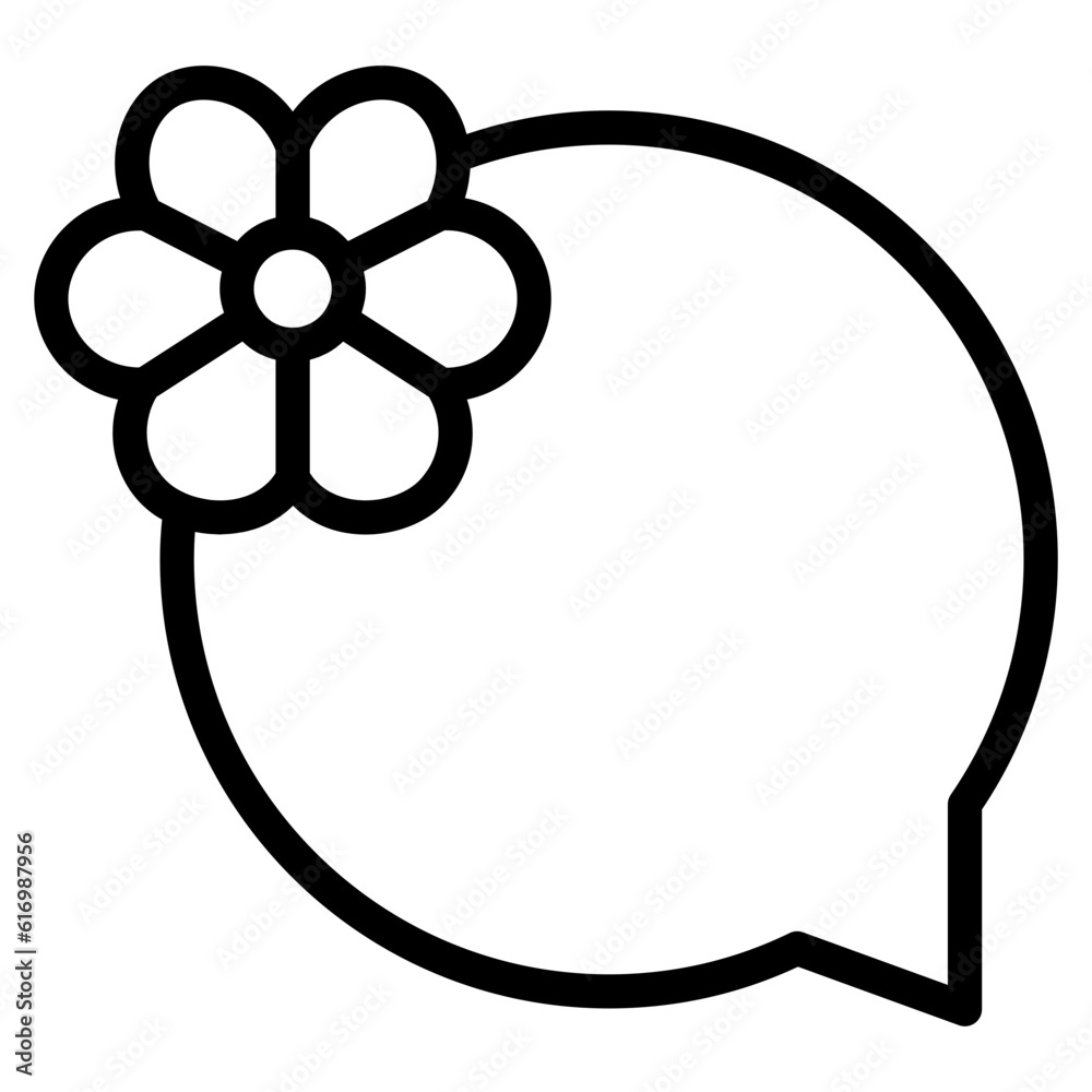 Obraz premium flower line 