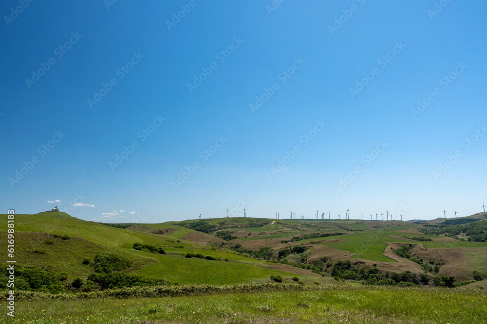 宗谷丘陵の風車群