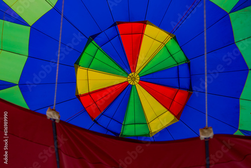 Hot air balloon at the festival