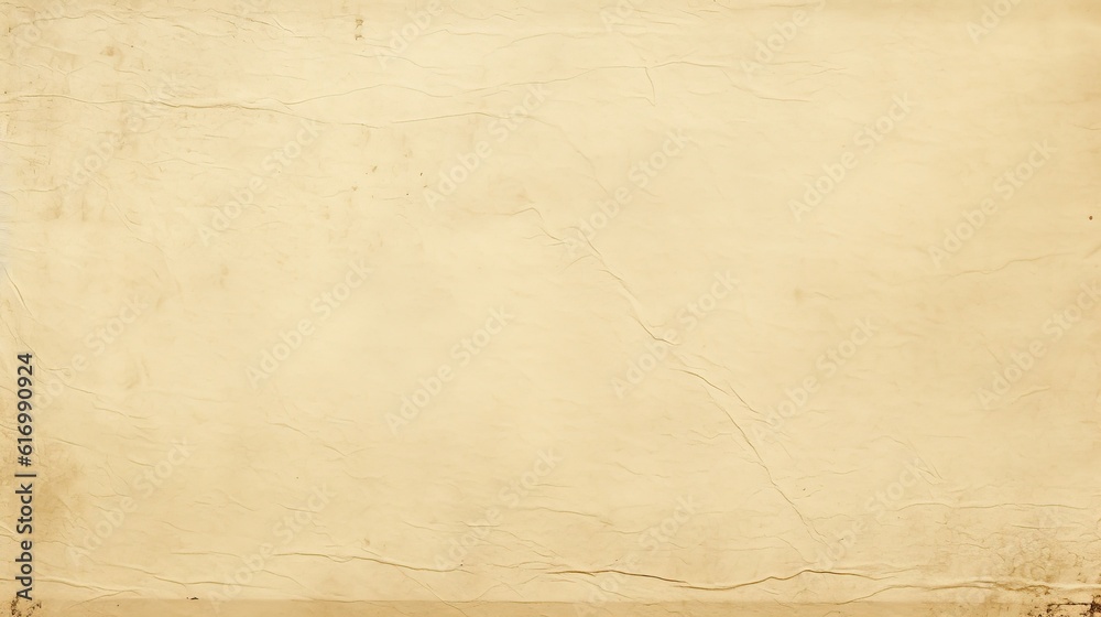 Japanese paper beige texture vintage background. Generative AI.