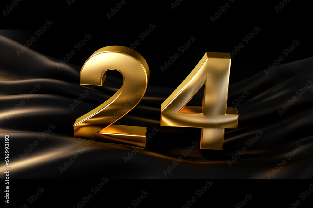 24 number banner concept for 2024 new year created with generative ai 24 number banner concept for 2024 new year created with generative ai