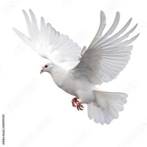 White pigeon (PNG) - ai generative  © PNG Lover