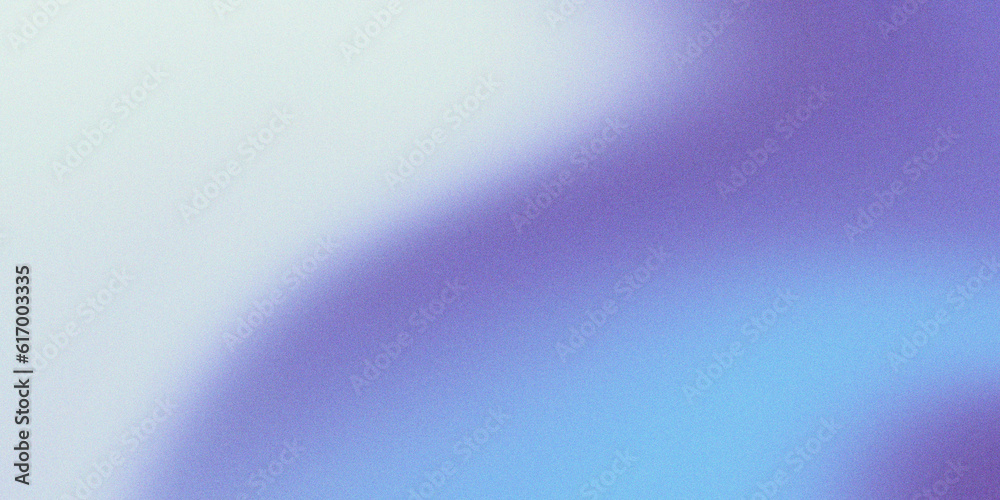 Fototapeta premium Abstract purple blue grainy gradient illustration background.