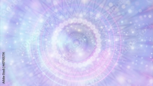 Abstract Ethereal Mandala Meditation Visualization, Video, Animation, Vertical, Horizontal