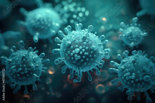 Microscope Virus Image. © TM