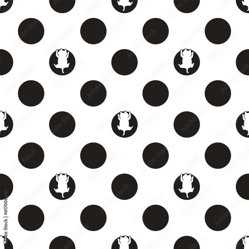 cat seamless pattern polka dot white kitten calico neko climbing vector character cartoon breed pet gift wrapping paper tile background repeat wallpaper animal doodle illustration design scarf isolate cat seamless pattern polka dot white kitten calico neko climbing vector character cartoon breed pet gift wrapping paper tile background repeat wallpaper animal doodle illustration design scarf isolate