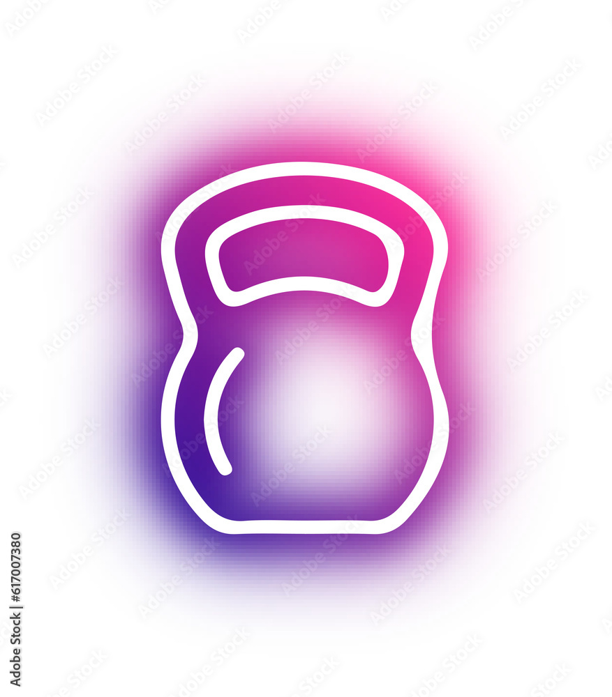 Fototapeta premium Set of Game neon