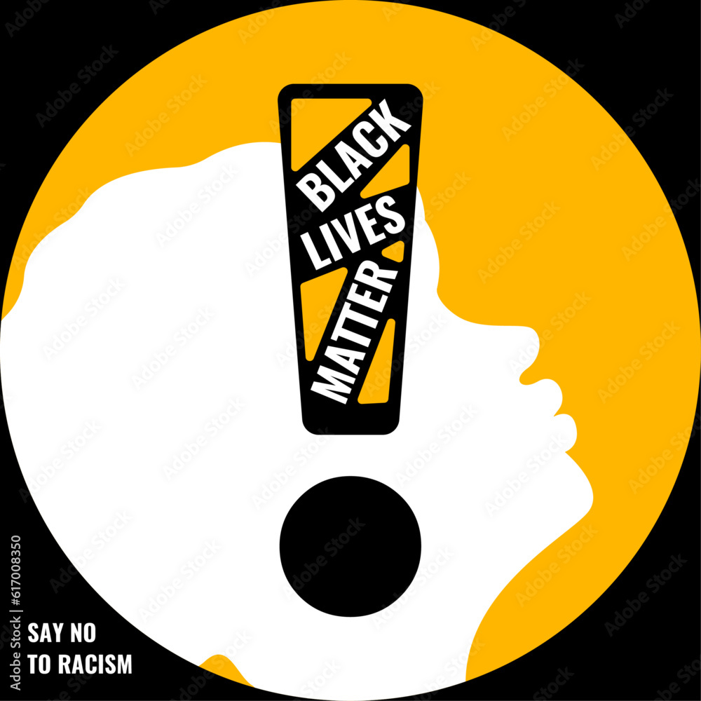 exclamation mark icon Black Lives Matter exclamation mark icon Black Lives Matter