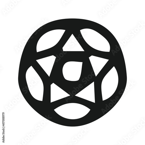 hand drawing complex flower or mandala 