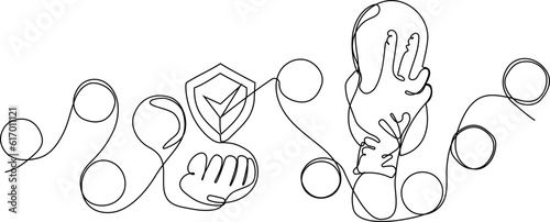 Home cleaning service landing page design concept, illustration of janitors with cleaning tools. Vector illustration