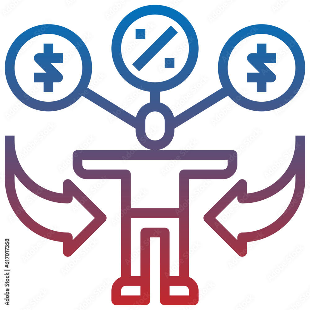 DIVIDEND line icon,linear,outline,graphic,illustration DIVIDEND line icon,linear,outline,graphic,illustration