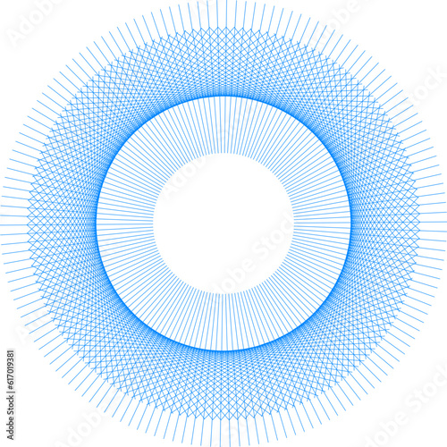 Abstract blue circle. Abstract circle