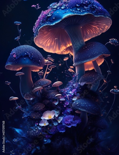 magical mushrooms: Enchanting forest landscapes and mysterious mushroom kingdoms await you.