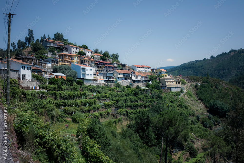 Dwellings in a mountain village in northern Portugal