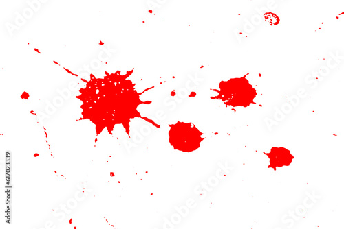 Grunge red droplet splash textured background (Vector). Use for blood decoration, halloween, bleeding injury