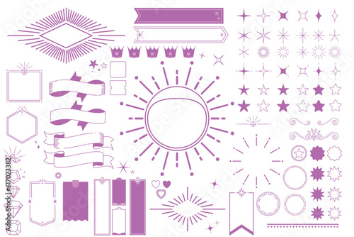 A simple, flat set of frames.