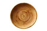 Bamboo Plate With Natural Woven Texture And Ecofriendly Appeal On Isolated Transparent Background, Png. Generative AI