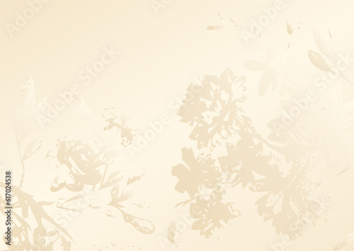 Abstract floral artistic background. Luxury cover  pinkish colors. Printed art design, botanical flower and leaves. 