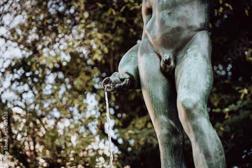 Kesterbrunnen Augsburg  Bayern  Deutschland. Brunnenfigur