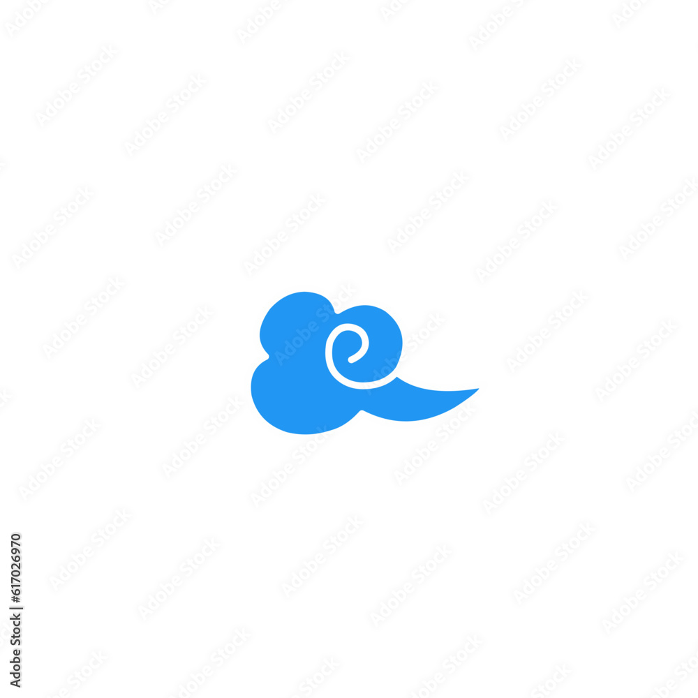 Blue chinese cloud Blue chinese cloud